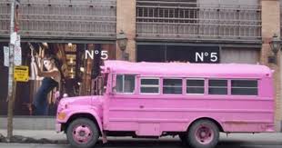 Romantic Domestic Make Mine Pink School Bus Pink Pink Car