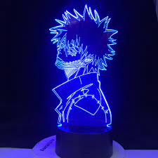 Touch control the base has a touch switch to turn the lamp on and off and can be powered by 3 aa batteries, or usb cable. Academia Dabi My Hero Led Anime Lamp 3d Nightlights Boku No Hero Academia 3d Visual Night Light Table Lamp Dropshipping Service Led Night Lights Aliexpress