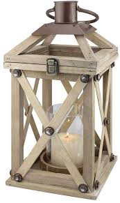 Stonebriar Collection Rustic Wood Lantern Pillar Candle Holder Wood Lanterns Farmhouse Lante Rustic Wood Lanterns Wooden Candle Lanterns Wooden Candles