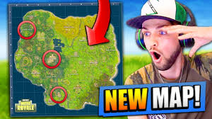 🎉 i just uploaded my first video. New Map Revealed For Fortnite Battle Royale Youtube