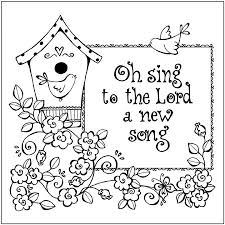 Free printable sing coloring pages. Free Oh Sing Coloring Page Karla S Korner