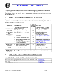 Retirement Systems Overview