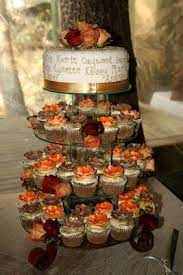 Choc N Cherry Cupcake Wedding Cakes Wedding Cake Fall Colors Fall Wedding Cupcakes Fall Wedding Cakes