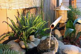 Diy Japanese Bamboo Fountain Bamboo Fountain Backyard Design Bamboo Water Fountain