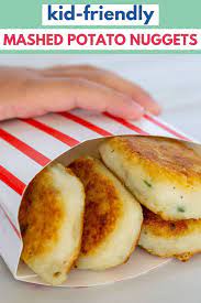 Mashed Potato Nuggets Cooking With Toddlers Recipe Recipes Dessert Recipes Easy Potato Recipe For Toddler