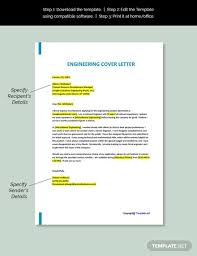 Free Engineering Cover Letter Word Google Doc Apple Mac Pages In 2020 Cover Letter Template Free Cover Letter Template Lettering
