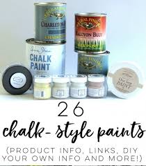 26 Types Of Chalk Style Paint For Furniture All The Details