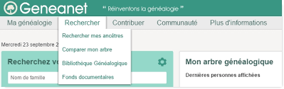 Liasses notariales, registres paroissiaux, tables décennales, listes diverses, etc. Un Nouveau Menu Sur Geneanet Geneanet