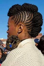 50 Mohawk Hairstyles For Black Women Stayglam Braided Mohawk Hairstyles African Hair Braiding Styles Mohawk Hairstyles