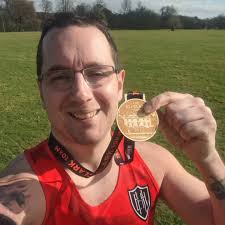 Busy weekend. Crosby parkrun bagging at course pb. Then today three bridges  Lancaster. Course pb. Best 10k time this year 44.36 beating last week's  time and 1st vet 35 . Not a