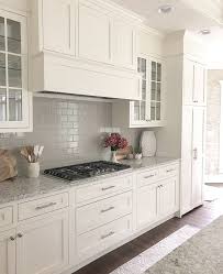 Home Tour Caroline On Design White Shaker Kitchen Cabinets White Shaker Kitchen Cream Kitchen Cabinets