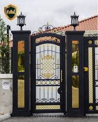 30 front door ideas paint colors for exterior wood door. Ferforje Bahce Kapilari Wrought Iron Garden Gates Front Gate Design Wrought Iron Garden Gates Entrance Gates Design