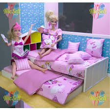 Namun, anda bisa membuat ruangan nada menjadi lebih berkarakter dengan untuk skema warna cat kamar tidur yang romantis ini, anda bisa memilih inspirasi yang satu ini. Barbie 2 In 1 Bed Putih Mainan Tempat Tidur Sorong Boneka Barbie 30 Cm Shopee Indonesia