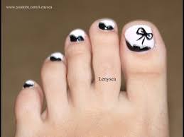 Nail book has lots of great ideas as well. Pink Black Toe Nail Design Lenysea Video Beautylish