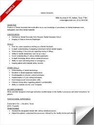 Dental Assistant Resume Sample Dentist Resume Medical Assistant Resume Dental Assistant