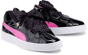 Wähle und bestelle noch heute stylische puma basket heart patent ▷ für damen ▷ ▷ 30 tage rückgaberecht kostenloser versand ab 80€ online einkaufen im sizeer.de. Puma Basket Heart Stars Jr Schwarz Gortz 47551801