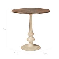 Get the best deals on wooden round side tables. Argead Wooden Side Table Dark Brown Oka