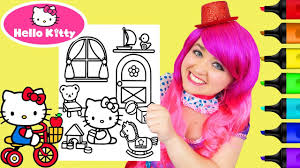 Sold by crenstone and ships from amazon fulfillment. Coloring Hello Kitty Playing With Toys Coloring Page Prismacolor Markers Kimmi The Clown Youtube