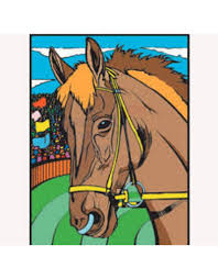 Paarden zijn dan ook prachtige dieren. Colorvelvet Kleurplaat Paard Kbz Kampen