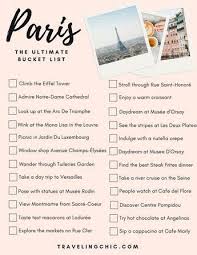 Paris Bucket List Of Things To Do And Sights To See A Paris Travel Guide And Perfect Itinerary For Everythin Paris Travel Guide Paris Bucket List Paris Travel