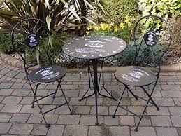23 vintage style furniture uk ideas that optimize space and style. French Vintage Style Black 3 Piece Bistro De Paris Patio Bistro Style Garden Furniture Set Buy Online In Andorra At Andorra Desertcart Com Productid 61330191