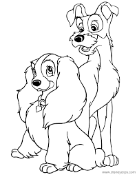 33+ disney coloring pages lady and the tramp for printing and coloring. Lady And The Tramp Coloring Pages 2 Disneyclips Com