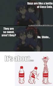 Coke A Cola Men Anime Amino Two boys are playing soccer.