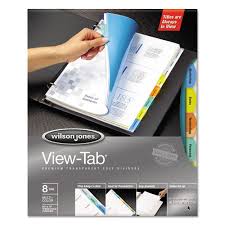 Personalize your tab titles and create dividers that look professionally printed. View Tab Transparent Index Dividers 8 Tab Rectangle Letter Assorted Buy Online In Barbados At Barbados Desertcart Com Productid 120263028