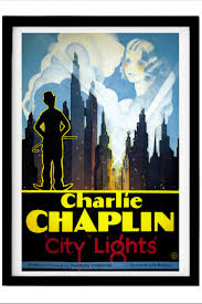 Charlie Chaplin Movie Poster City Lights Movie Poster Vintage Etsy Movie Posters Vintage Film Prints Classic Movie Posters