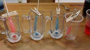 Once most of the sugar has been added, the mixture will become thicker and cloudy as the sugar breaks down Homemade Rock Candy How To Make Rock Candy