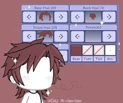 Gacha Life Boy Hair Idea Club Hairstyles Club Outfits School Routine For Teens