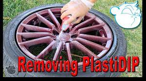 How To Remove Plasti Dip From Your Rims Youtube