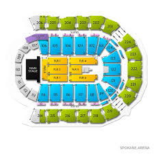 Spokane Arena 2019 Seating Chart