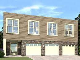 Carriage House Plans Modern 3 Car Carriage House Design 052g 0008 At Thegarageplanshop Com