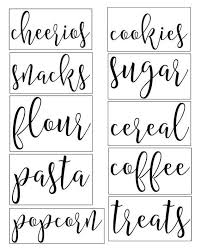 Pantry Storage Container Labels Kitchen Labels Vinyl Decal Organization Labels Etiquettes De Cuisine Organiser Les Etiquettes Et Etiquettes Imprimables Gratuites