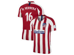 Browse kitbag for official atletico madrid kits, shirts, and atletico madrid football kits! Atletico Madrid 2019 20 16 Hector Herrera Red Home Authentic Jersey