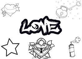 Graffiti Ausmalbilder Love Graffiti Ausmalbilder Kostenlose Erwachsenen Malvorlagen