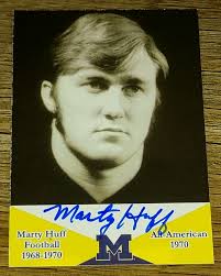 TK Legacy Michigan Wolverines All-American AA5 Marty Huff Autograph /100