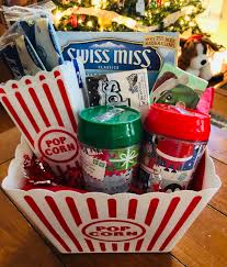 Diy graduation gift cards box #2020. Dollar Tree Movie Night Gift Basket Glitter On A Dime