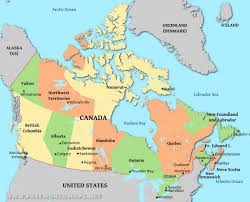 Features canada maps plus a canada travel guide and tourism information. Canada Political Map