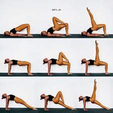 Yoga bridge pose for beginners. Challenge Yourself If You Are Already Feeling Stable In Bridge Pose Try These Progressions Start In Brid Intermediate Yoga Poses Iyengar Yoga Yoga Bridge