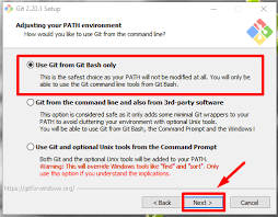 This installation step allows you to change the path environment. How To Install Git On Windows 10 Osstuff