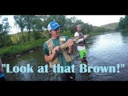 fly fishing in oil creek for monster trout