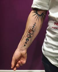 Sun tattoo meanings cover many different philosophies and be tied in with nearly any culture or religion. 65 Facinating Solar System Tattoo Designs Their Origin And Symbolism