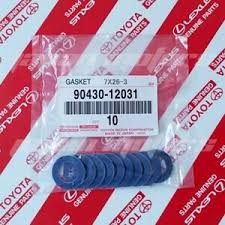 Set Of 10 Genuine Toyota Lexus Oil Drain Plug Washer Gasket 90430 12031 Ebay