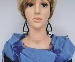 Bold Rubber Earrings, Statement Earrings, Chunky Earrings