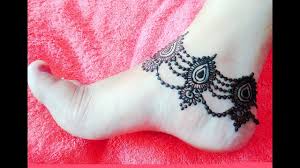 Beautiful Anklet Mehndi Design Payal Mehndi Pazeb Henna For Eid Naush Artistica Youtube