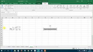Cara Menulis Rumus Matematika Pada Microsoft Excel Youtube