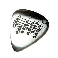 Custom Music Note Guitar Pick Necklace Sheet Music Notes Real Guitar Pick Sterling Stamped Guitar Pick Musician Gift Graduation 15 Guitar Pick Necklace Guitar Picks Guitar