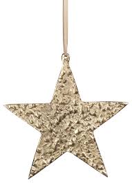 Make this large nativity star to shine brightly over your garage doors, on your house or in your yard this christmas! 8 Tall Aluminum Large Christmas Star Ornament Gold Set Of 6 Contemporary Christmas Ornaments By Zodax